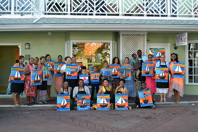 Group Photo of finished paintings