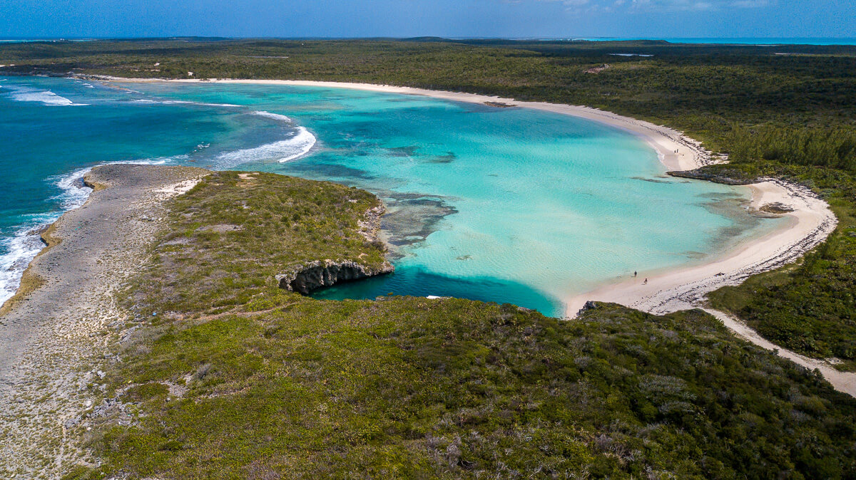 Dean's Blue Hole, Long Island, Bahamas - Girl With Her Views