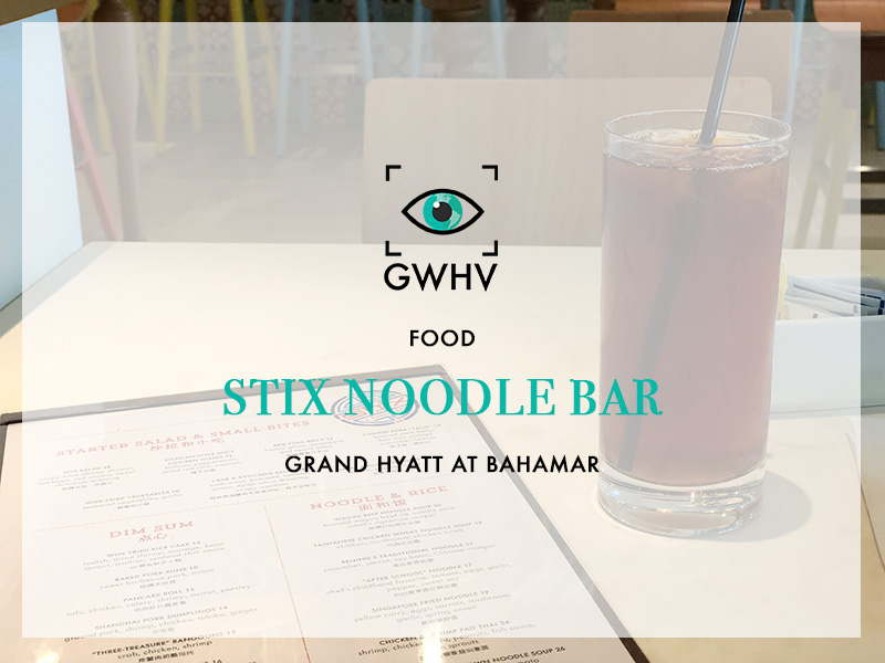 FOOD: Stix Noodle Bar - Girl With Her Views