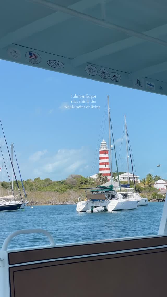 What’s the point of living if you don’t take the time to relax and enjoy it? 

The current trend on TikTok says ‘I almost forgot this is the whole point of living’… but let’s be real, I never forget. Catch me out here living life like it’s my job, highly recommend you do the same!

Tag someone who needs a view like this!

#TheWholePointOfLiving #HopeTownLighthouse
#AbacoBahamas
#BahamasVibes
#IslandLife
#DiscoverBahamas
#CoastalViews
#TravelInspo
#WanderOften
#SlowTravel
